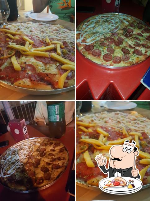 Escolha pizza no Skina da Pizza