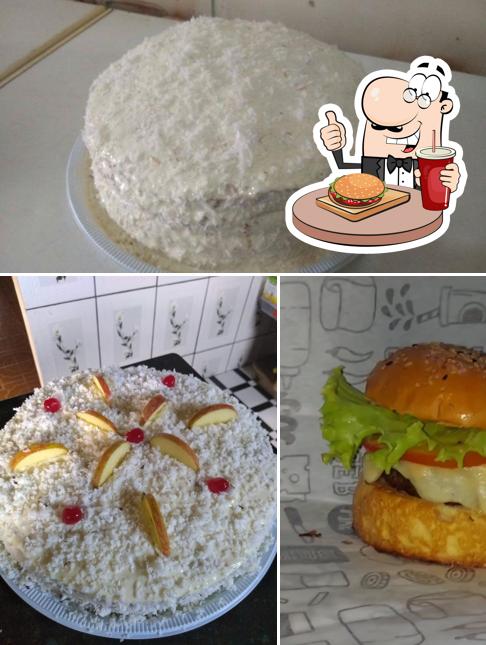Hambúrguer em Godzilla Lanches