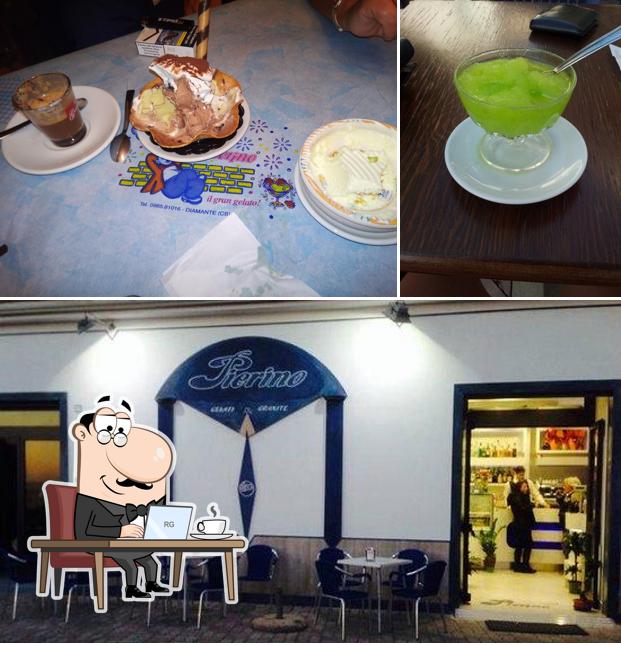 BAR GELATERIA Pierino si caratterizza per la interni e bevanda