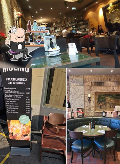 Gli interni di Pizzeria Ristorante Molino, Thurm