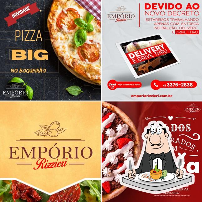 Platos en Pizzaria Empório Rizzierie