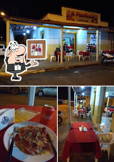 A A Pauliceia Restaurante e Pizzaria se destaca pelo interior e bebida