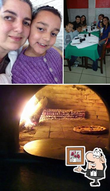 O interior do Vila da Pizza - Bixiga