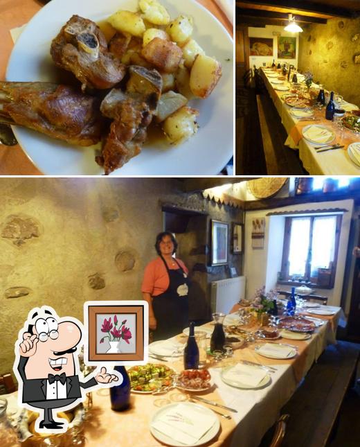 La foto di interni e cibo da Agriturismo Cà del Monte