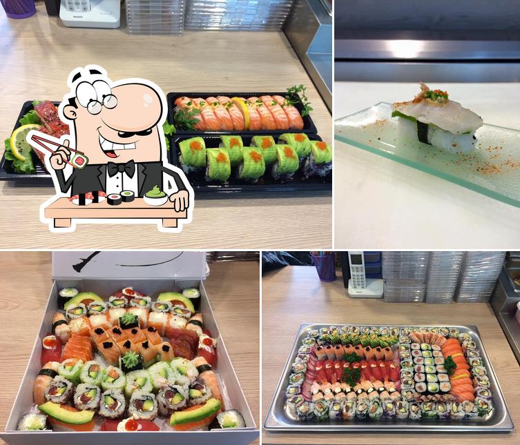 Les sushi sont servis à Hattori Sushi