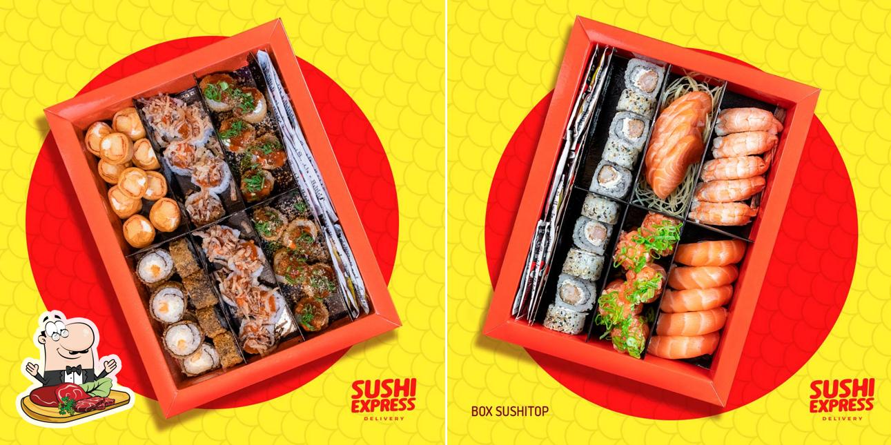 Peça pratos de carne no Sushi Express Delivery