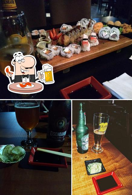 Teikō Sushi Bar offerece uma variedade de cervejas