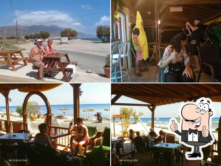 banana beach bar, Kardámaina Restaurant reviews