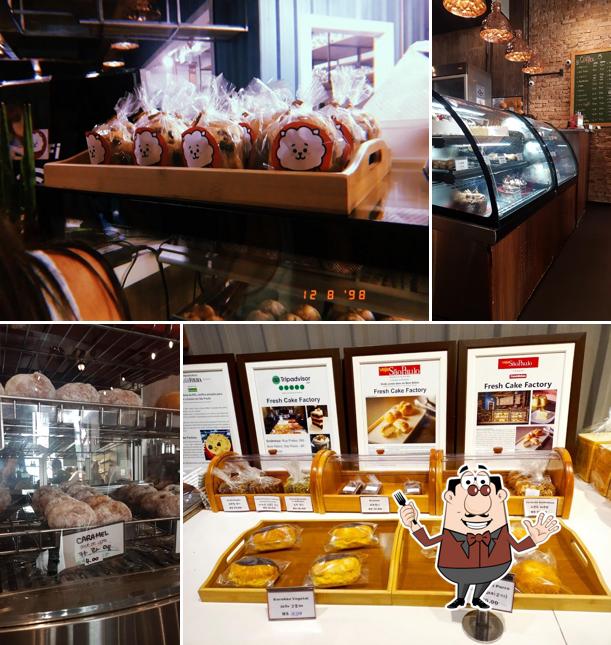 Comida em Fresh Cake Factory