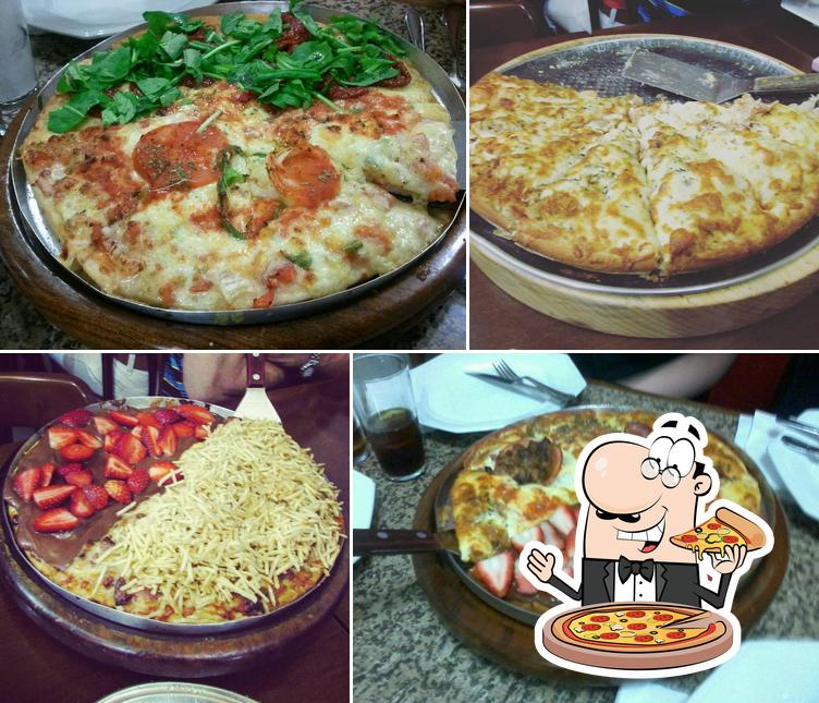 Escolha pizza no Kikão