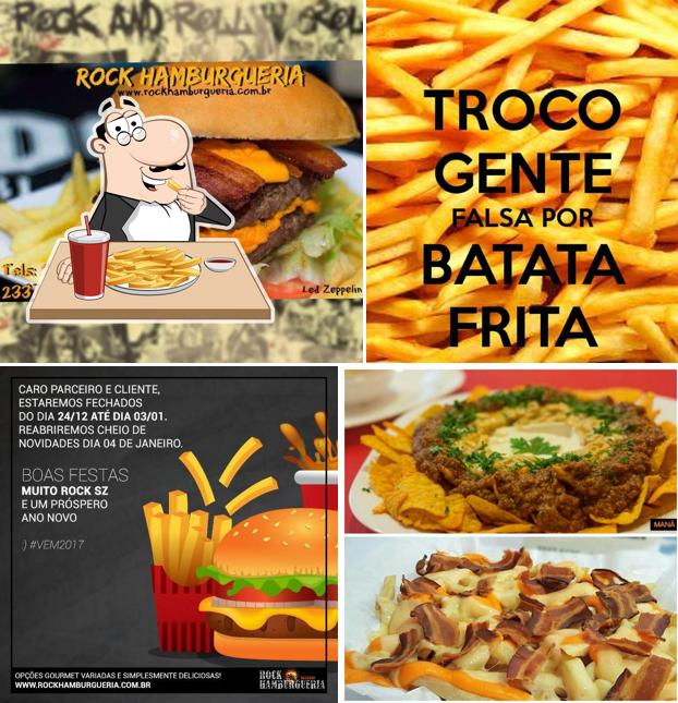 Batata frita em Rock Hamburgueria - Delivery