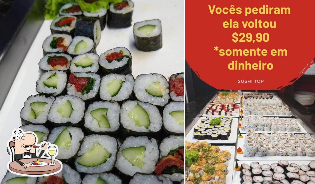 Comida em Sushi Top