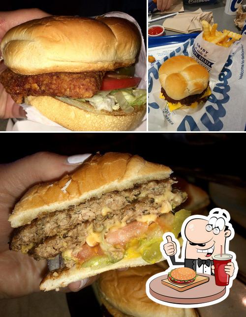 Try out one of the burgers served at Culver’s