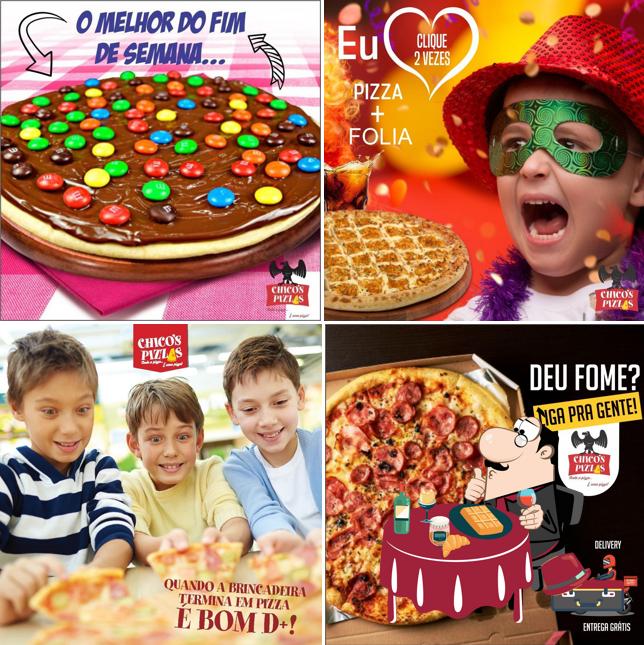Não esqueça de pedir uma sobremesa no Chico’s Pizzas