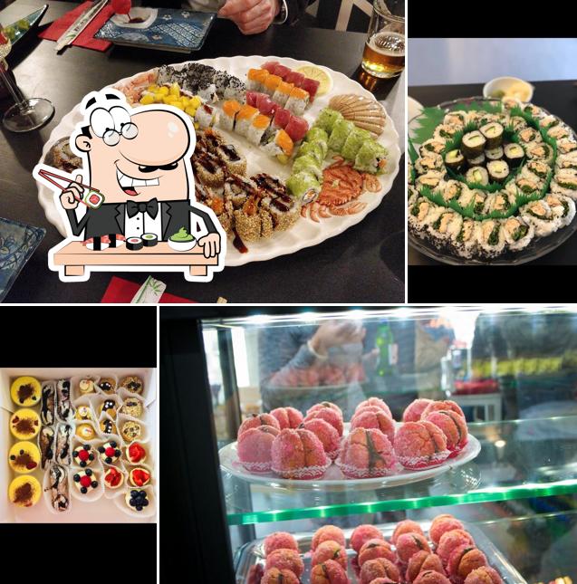 Scegli le varie opzioni di sushi