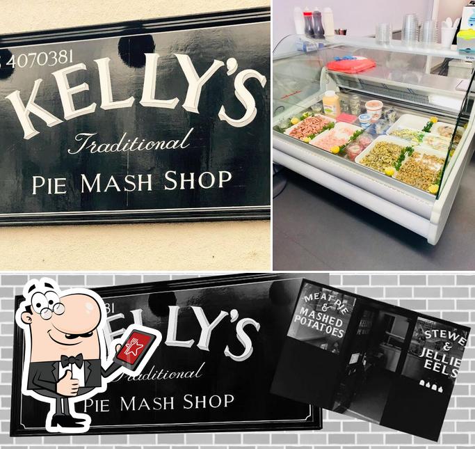 See this pic of Kelly's Traditional Pie Mash Shop