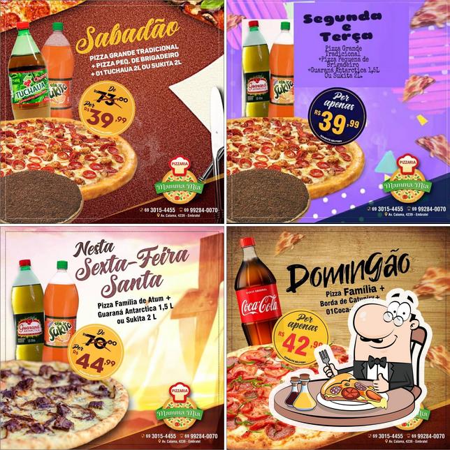 No Pizzaria Mamma Mia, você pode provar pizza