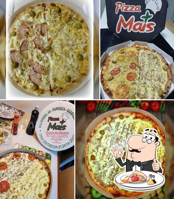 Consiga pizza no Pizzaria Pizza Mais