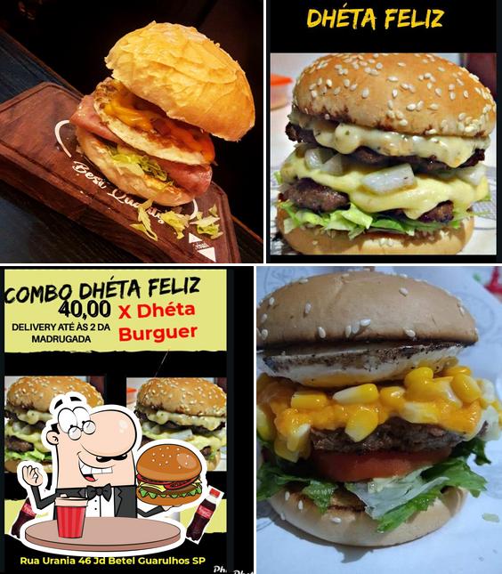 Delicie-se com um hambúrguer no XDHETA BURGUER