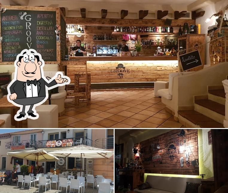 Gli interni di Groove Café