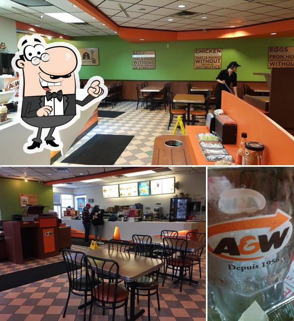 L’image de la intérieur et boisson concernant A&W Canada