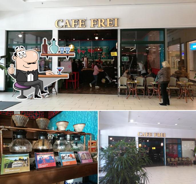 Check out how Cafe Frei looks inside
