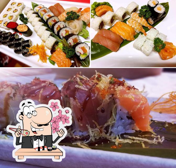 Ordina le diverse opzioni di sushi