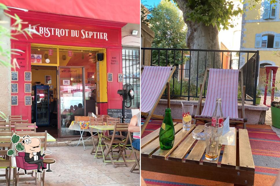 Installez-vous à l'une des tables de LE BISTROT DU SEPTIER