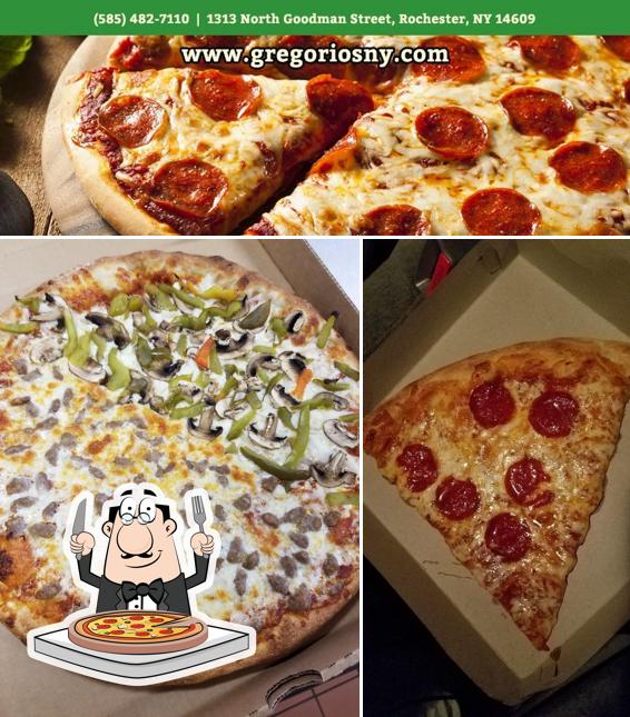 Get pizza at Gregorio's Pizza