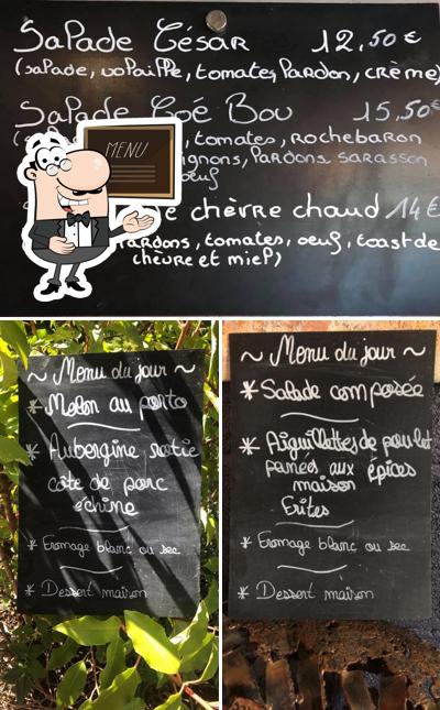 Découvrez le menu du jour sur le tableau