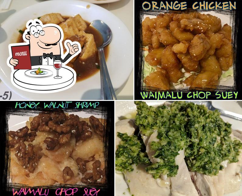 Food at Waimalu Chop Suey