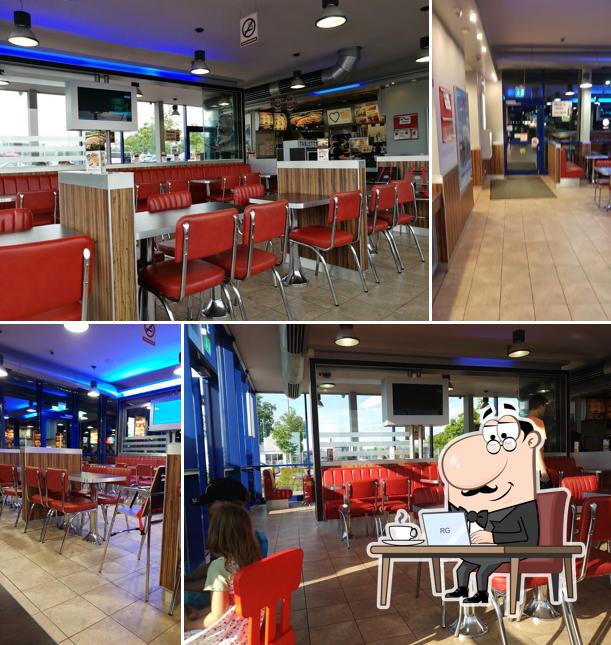 L'intérieur de Burger King