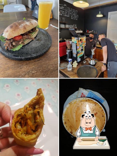 Samosas em FBC - Full Beard Coffee