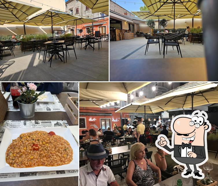 Gli interni di Bistro Scampicchio