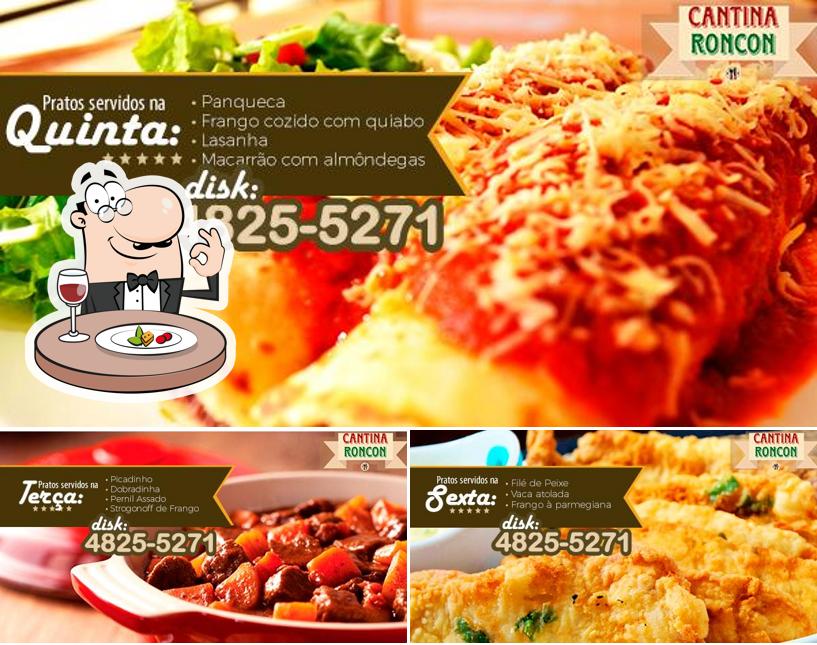 Comida em Restaurante Cantina Roncon