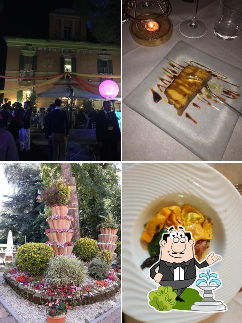 Gli esterni di Villa Meraville Ristorante