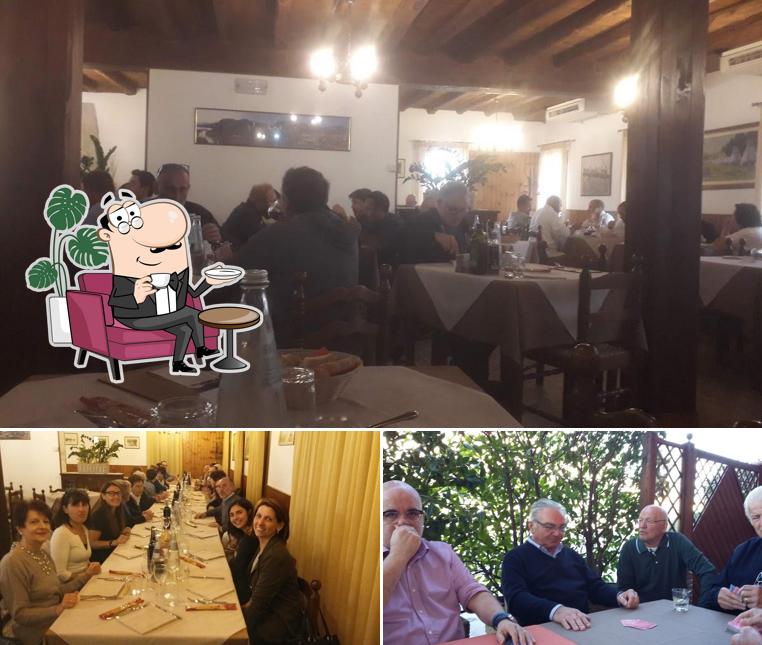 Gli interni di Trattoria Alla Bolda