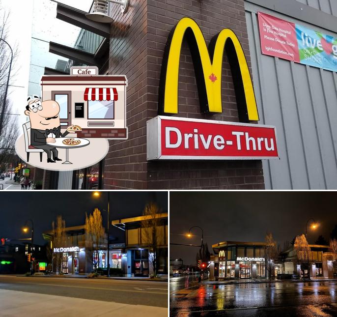 L'extérieur de McDonald's