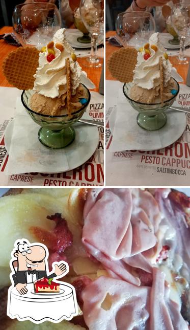 Gran Caffe Cigno...caffetteria...pasticceria...gelateria serve un'ampia selezione di dolci