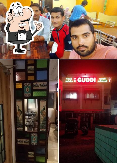 The interior of Guddi Dining Hall