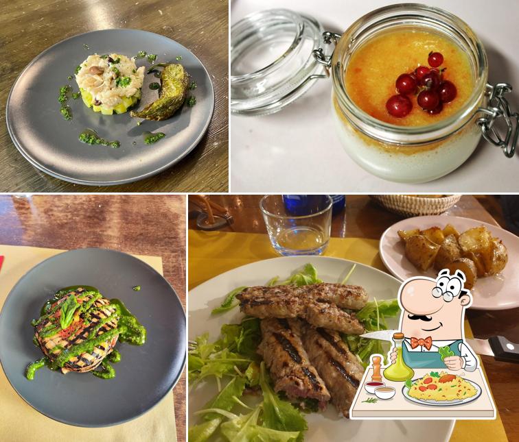 Platti al Il Moscardo ristorante