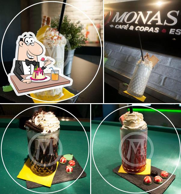 "Cafetería Monasterio" предлагает широкий выбор десертов