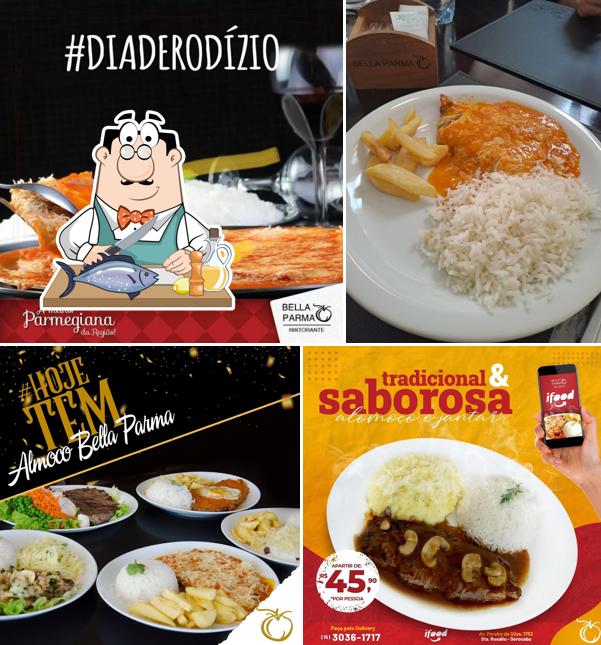 Salmão grelhado em Bella Parma Sorocaba