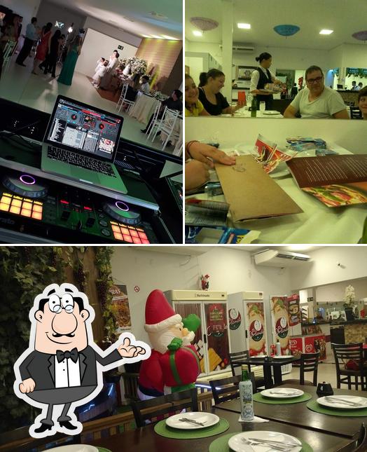 O interior do Di Orlando Pizzaria
