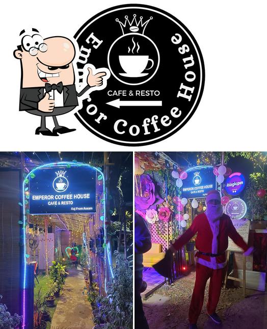 Look at the pic of Emperor Coffee House