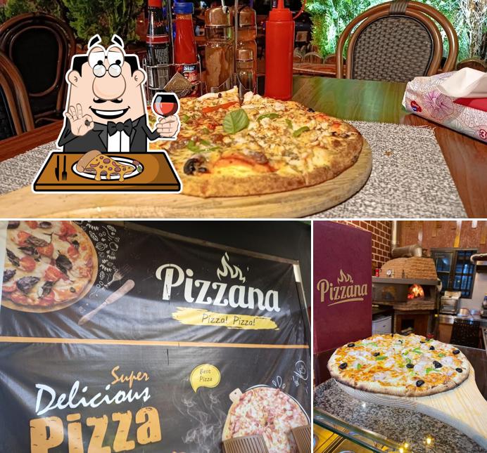 Choisissez des pizzas à Pizzana Salim