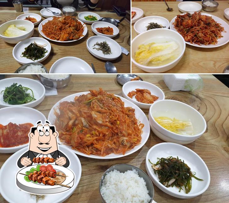 Comida en 부산아구찜