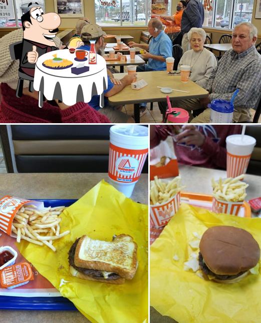 Try out a burger at Whataburger
