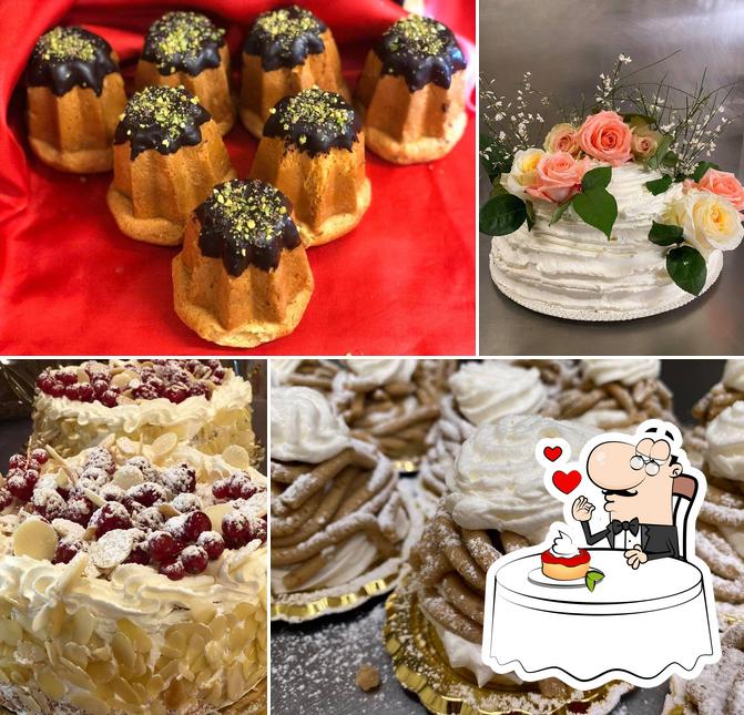 Pasticceria Gentili Di Tripoloni Marchetti Roberto serve un'ampia selezione di dessert