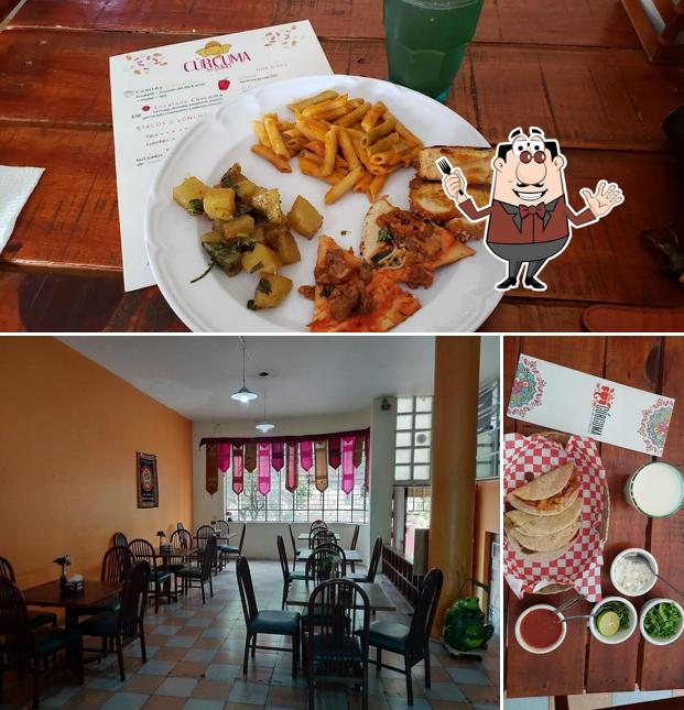 The picture of food and interior at Curcuma Vegano/Vegetariano